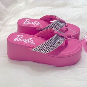 Barbie x Forever 21 Rhinestones Sandals NWT Excellent Condition